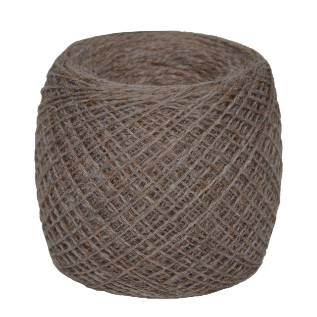 Przędza półwełniana merynosowa 10/2 nr.176 jasnobrązowy 100g/500m TM Yaroslav